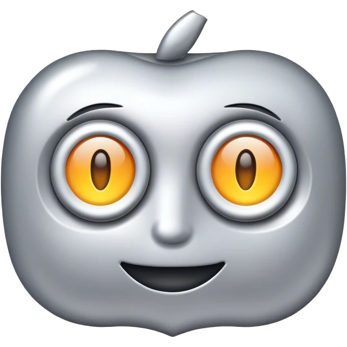 Vintage silver emoji