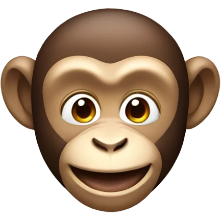 Monkey with a smile  emoji