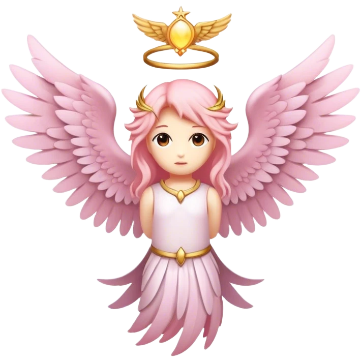 6 winged seraphim light pink emoji
