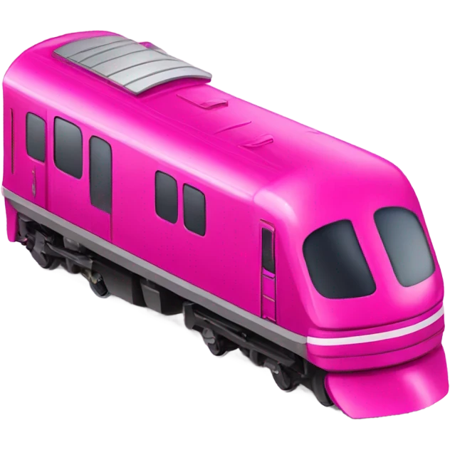 Hot pink train emoji