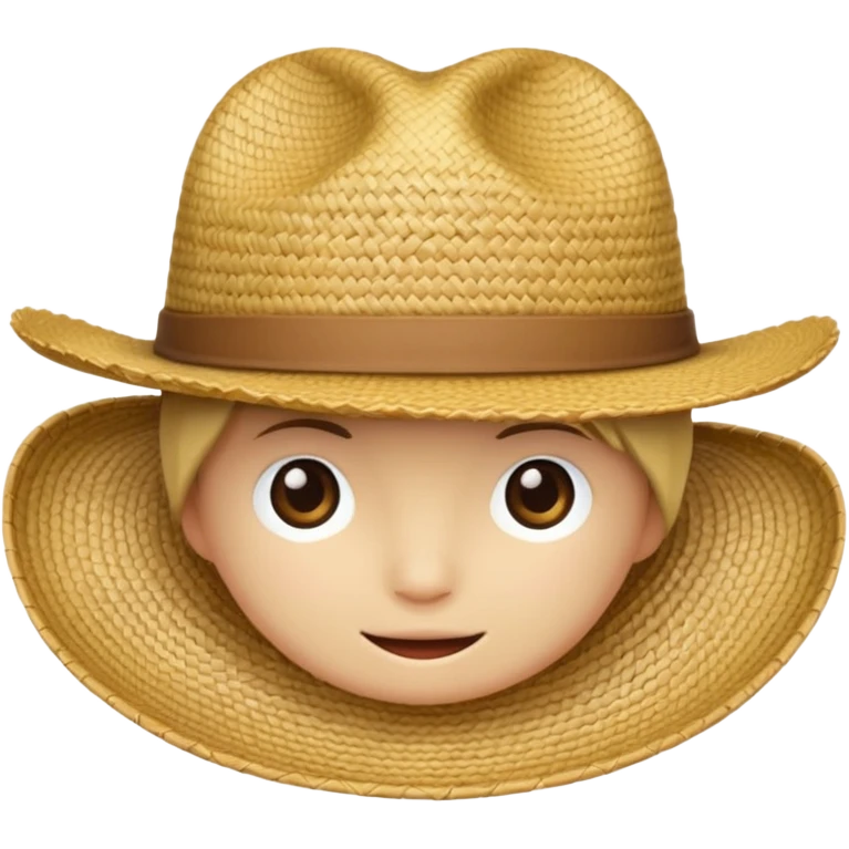 соломенная шляпа  emoji