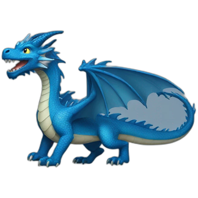 blue dragon emoji