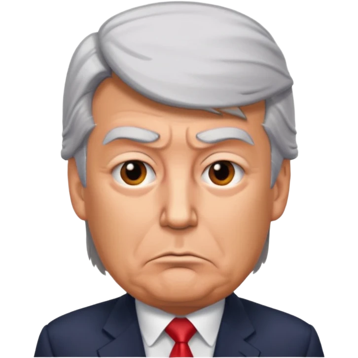 donald trump doesn't agree emoji