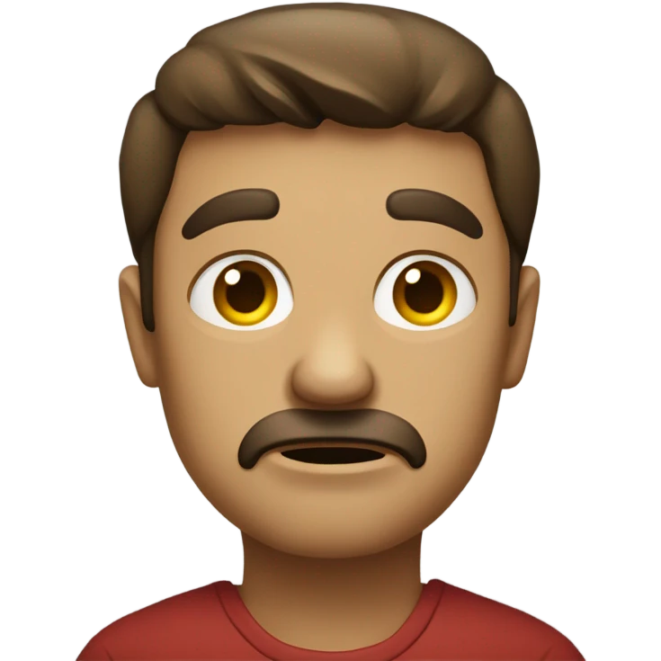 Mean person emoji