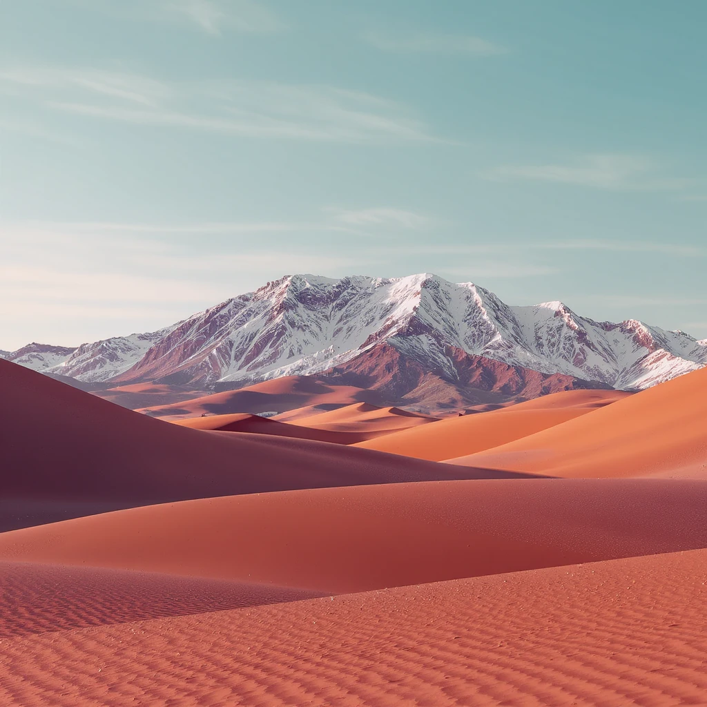 A modern desert mountain, wallpaper, modern emoji