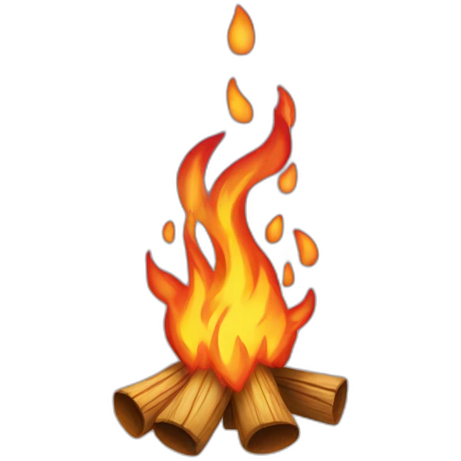 fire circule emoji