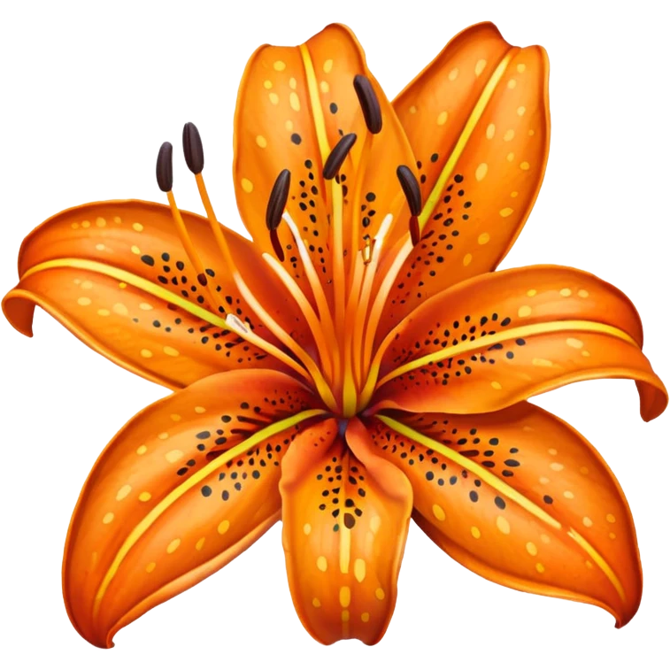 Tiger lily  emoji