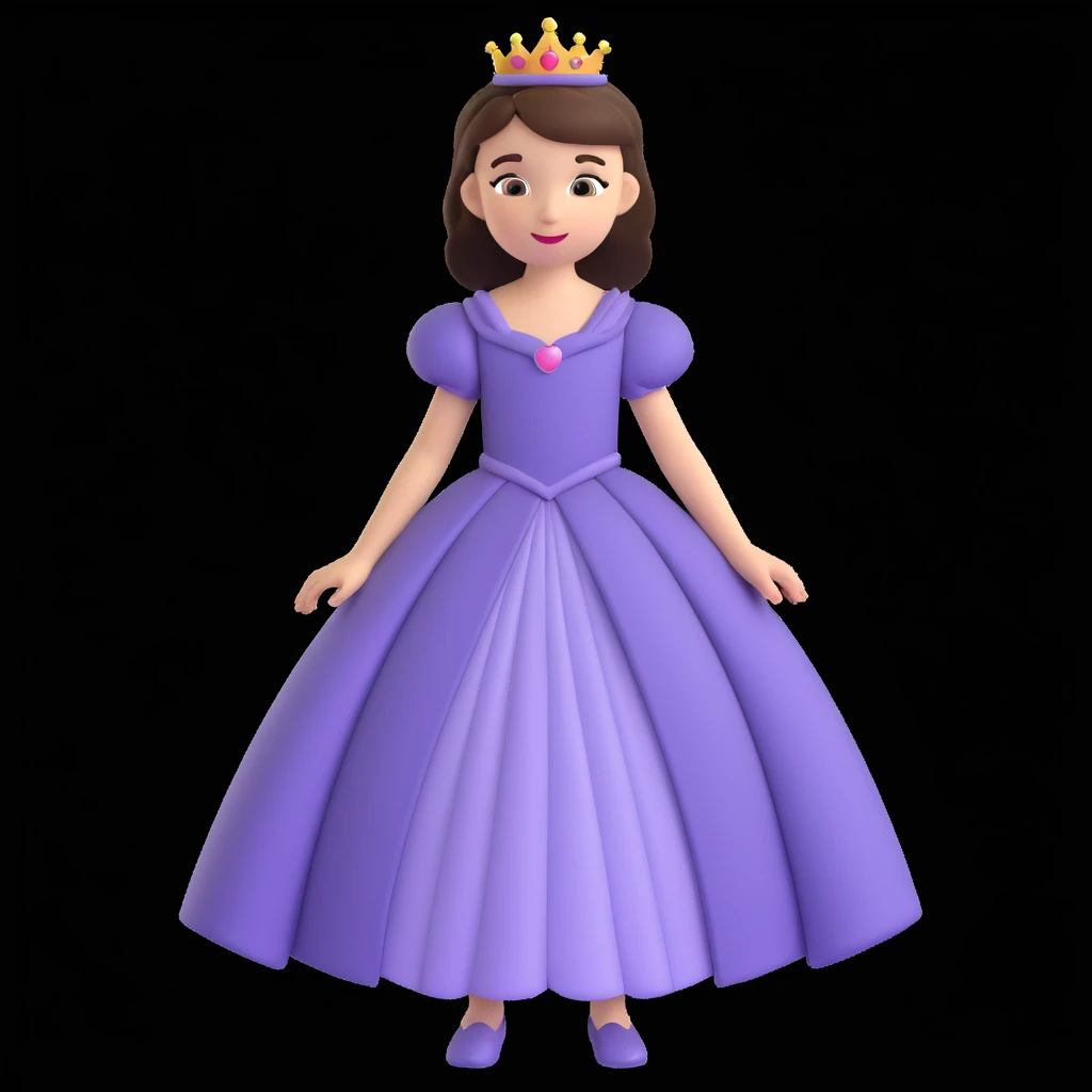 girls in a princess dress emoji