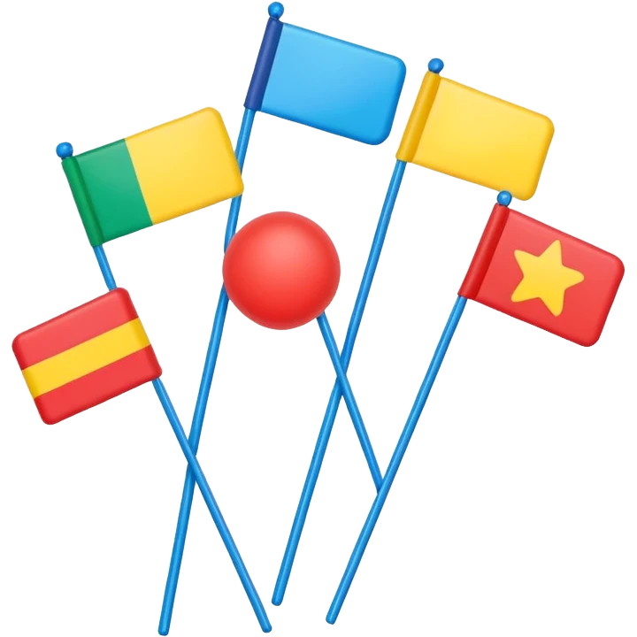 Flag toys emoji