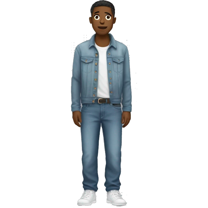 Outfit with baggy pants with no person wearing it emoji