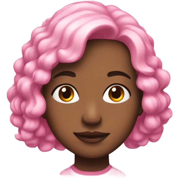 Pretty pink emoji