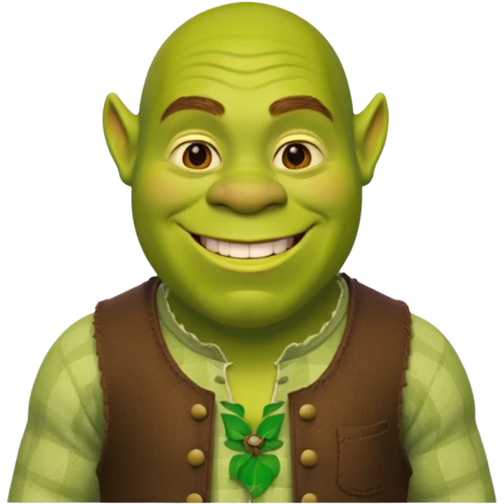 Shrek from the movie emoji