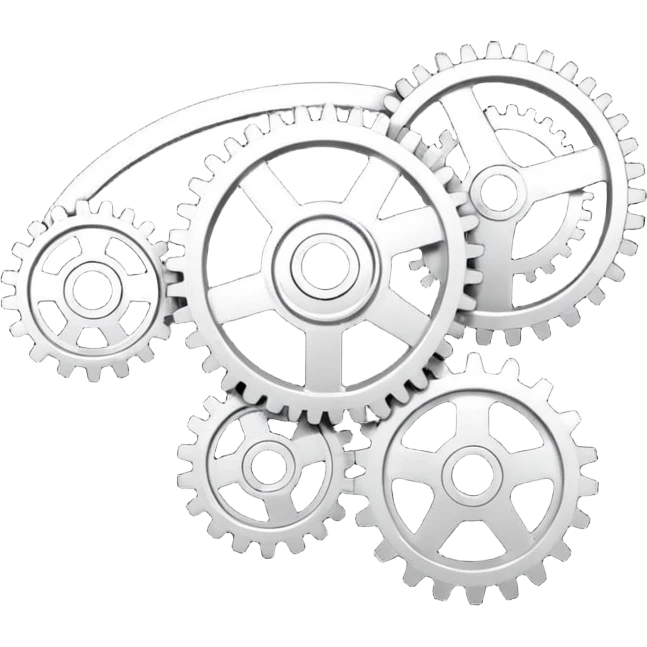 engine timing belt with gears emoji