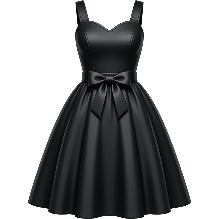 Black dress emoji