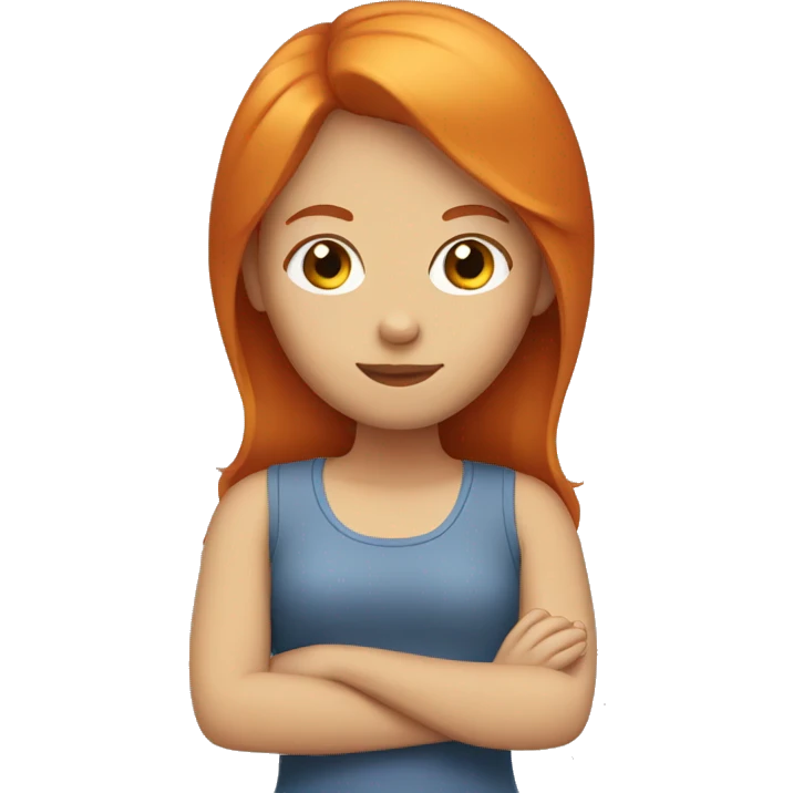 girl with ginger hair emoji