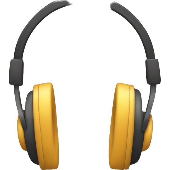 headphones with bow emoji