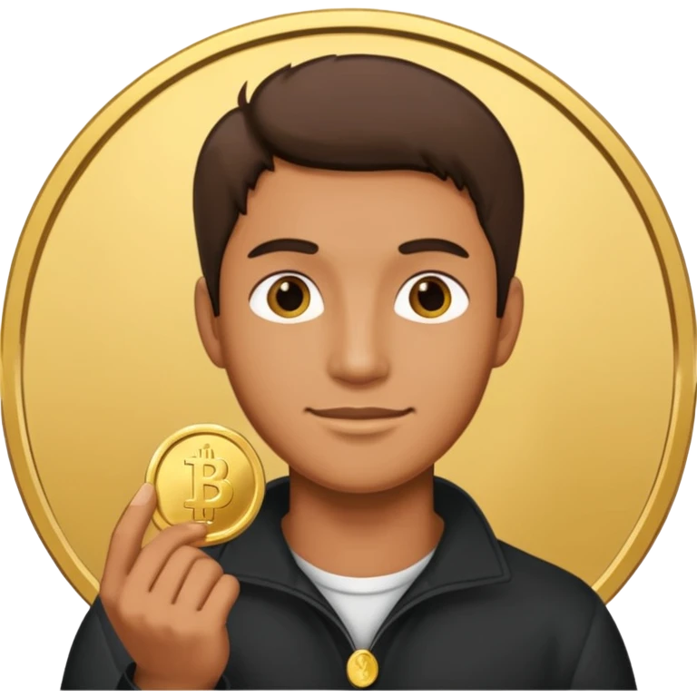 Just like the fourth one but with a coin in his hand instead of that weird shaped emoji