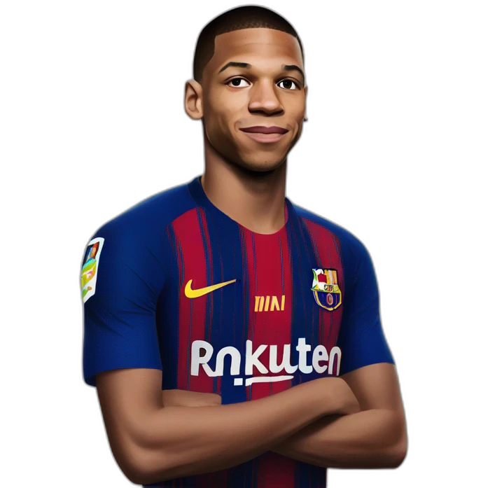 Mbappe tape Messi emoji