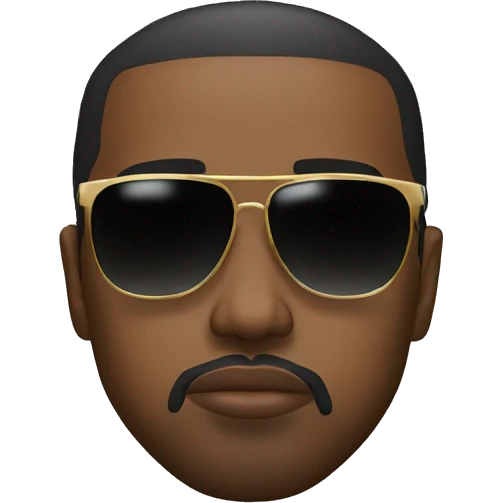 Sunglass kanye emoji