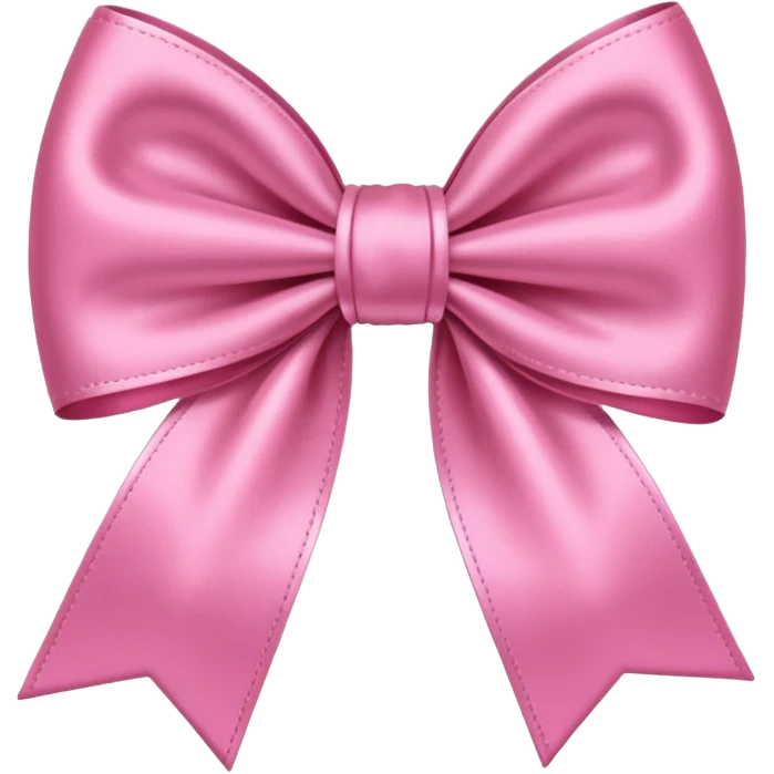 Pink bow emoji