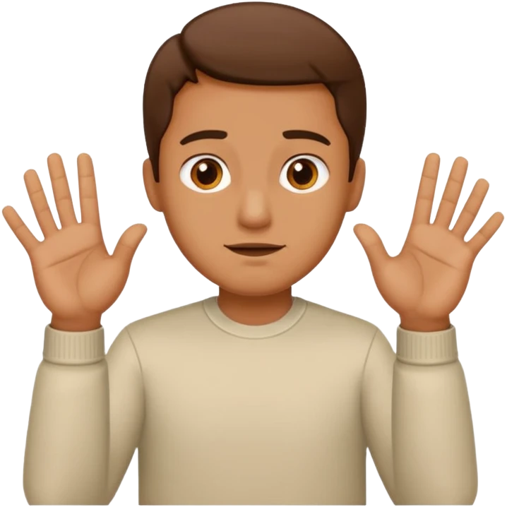 man gesturing "NO" with his hands crosswise emoji