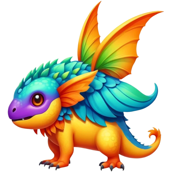 Vibrant Fakémon-creature emoji