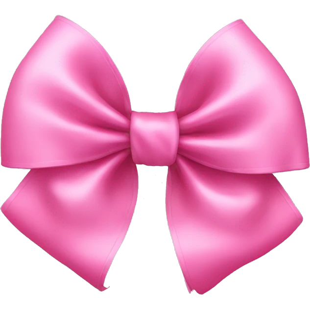 Pink bow emoji