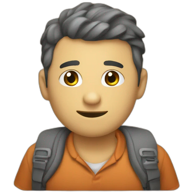 Carnet qui vole sur un tapis emoji
