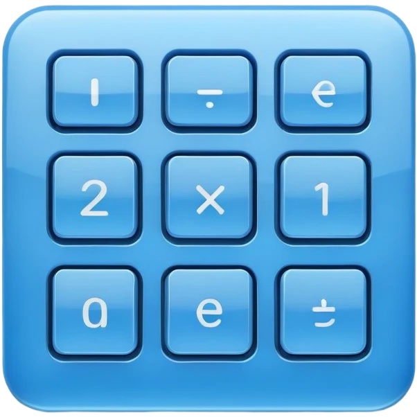 blue enter keypad button   emoji