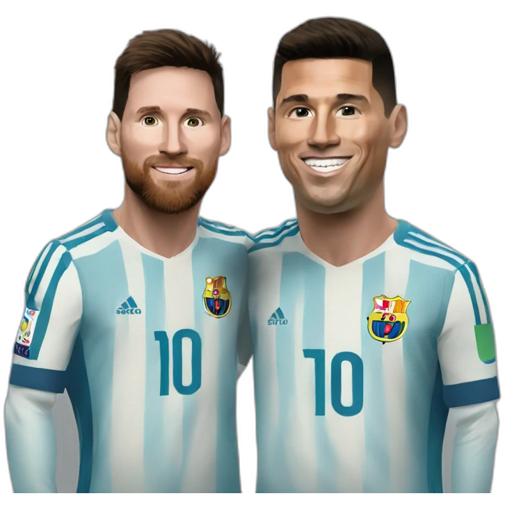 Messi and Ronaldo emoji