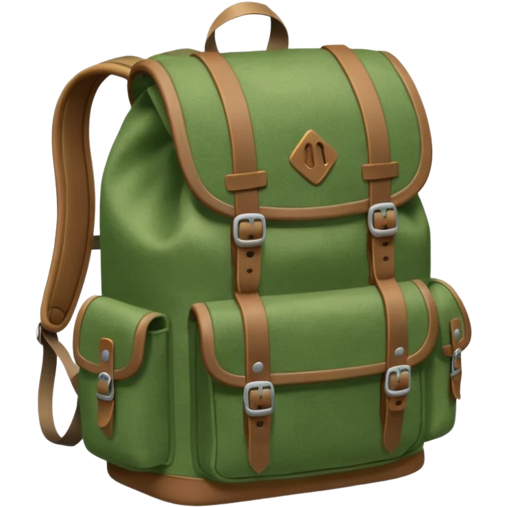 backpack to camping emoji