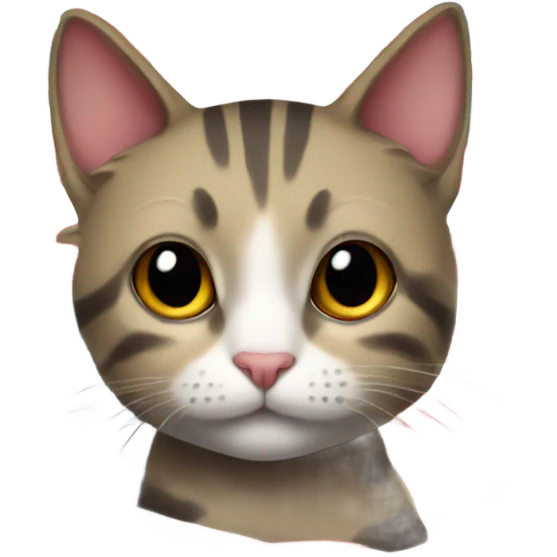Cat with an American flag emoji