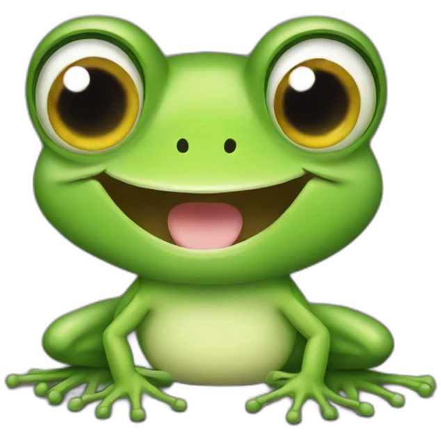 frog happy emoji
