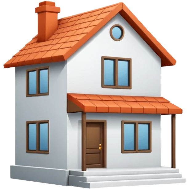 Clean aesthetic house  emoji