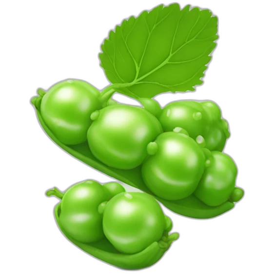 Wasabi pea emoji