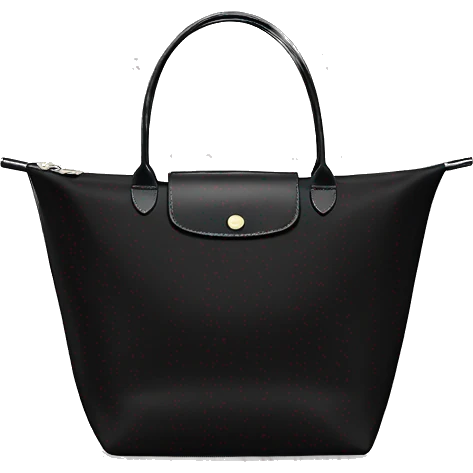 black longchamp tote emoji