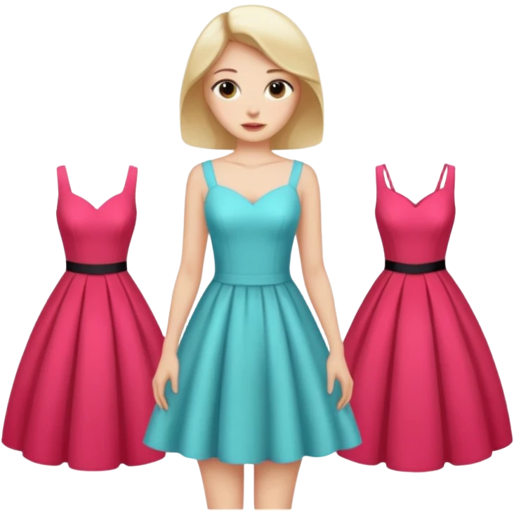 dress shopping emoji