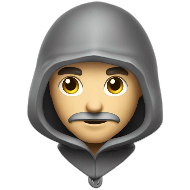 medieval evil spy in the act of infiltrating emoji