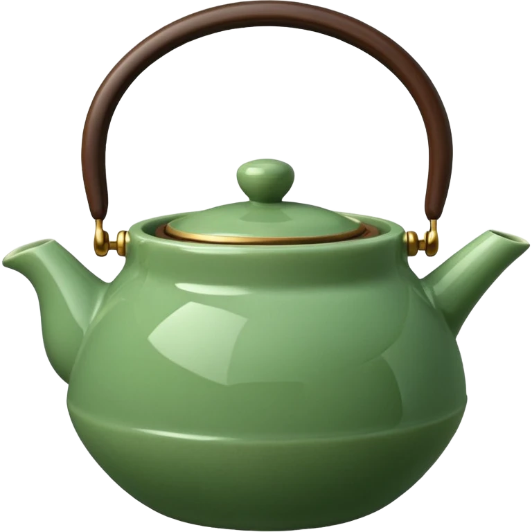 sencha. kyushu pot, gong fu emoji