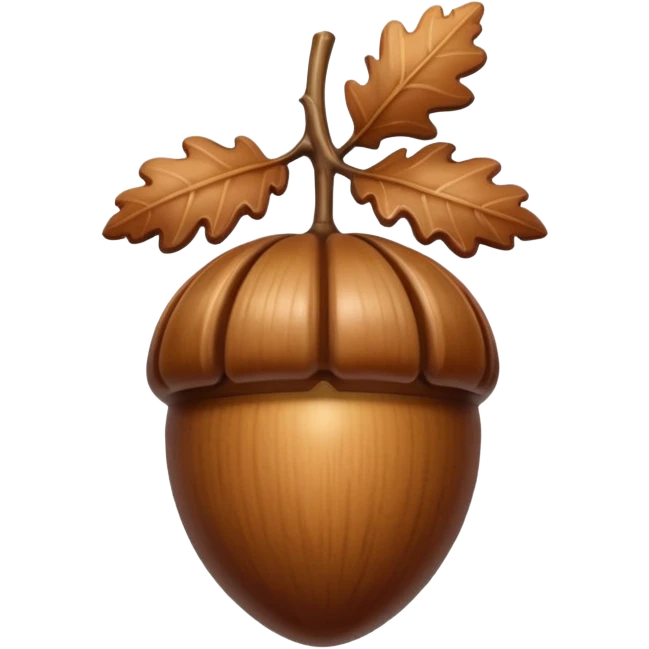 oak acorn emoji