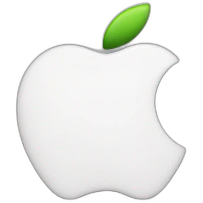 Apple logo white  emoji