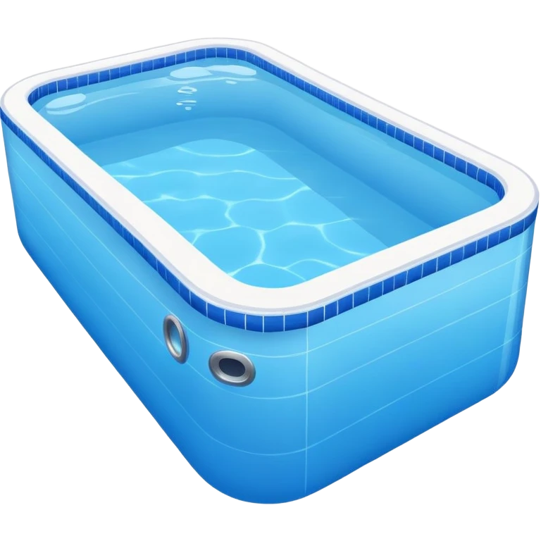 swimming pool with blue water emoji