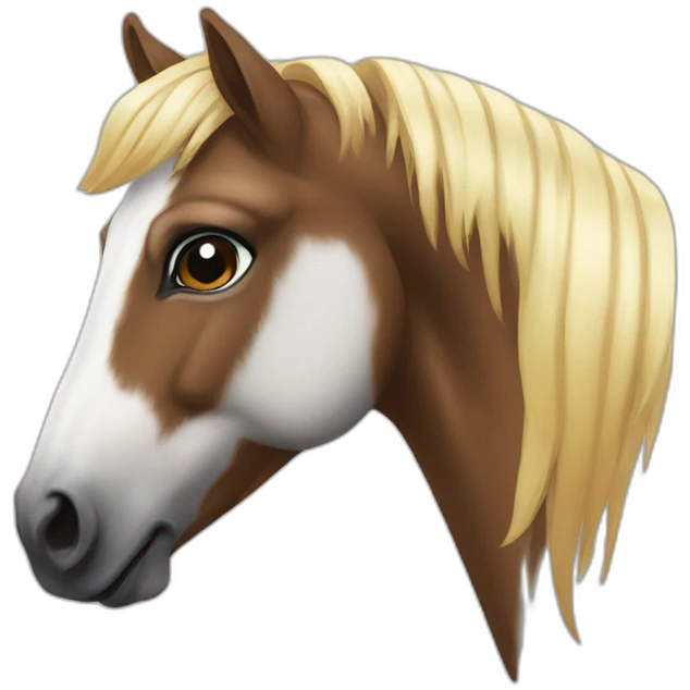 PONEY TRICOLOR emoji