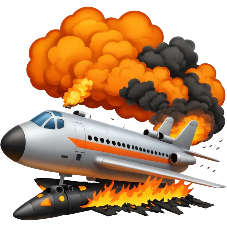 airplane wing tank explosion emoji