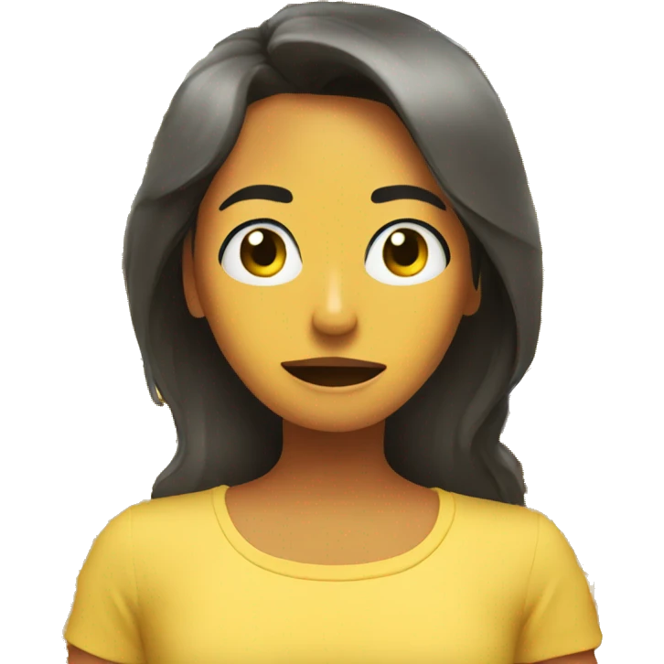 chica durmiendo  emoji