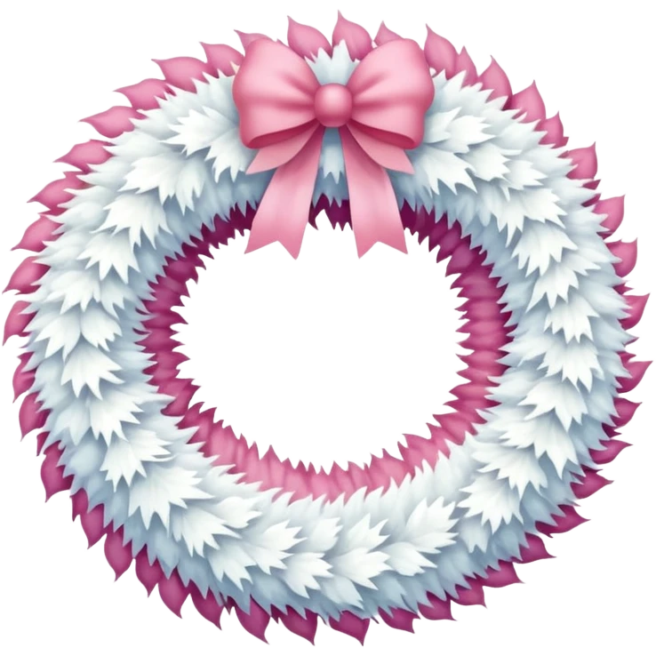 white and pink christmas reef with no green emoji