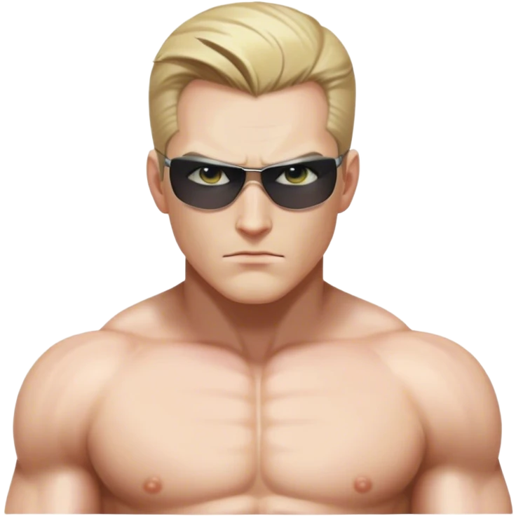 albert wesker shirtless emoji
