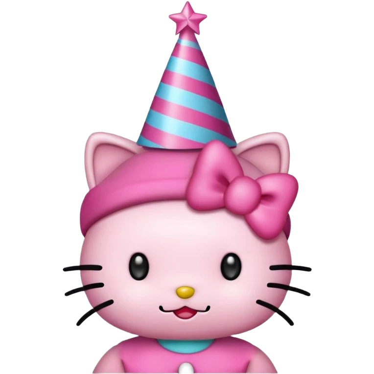 Hello kitty saying happy 17th birthday  emoji