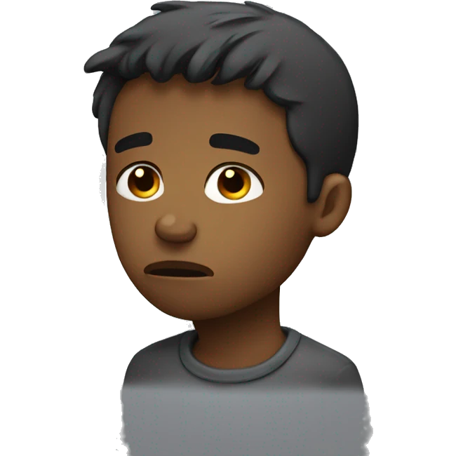 Sad boy emoji