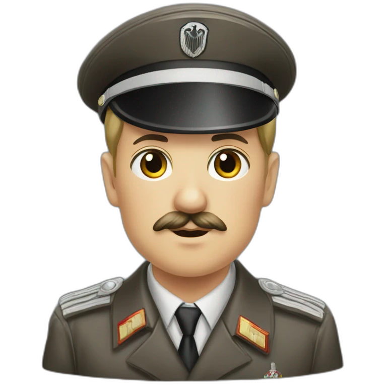 Hitler-uniforme-allemand-femme emoji